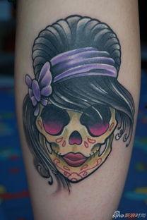 拼接式欧美纹身图片